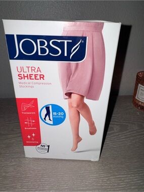 Jobst Ultra Sheer Medical Compression Stockings small -honey 15-20mmHg